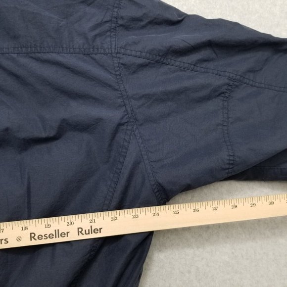 G2000 Jacket Mens Large Blue Full Zip Pockets Hooded - Picture 10 of 11